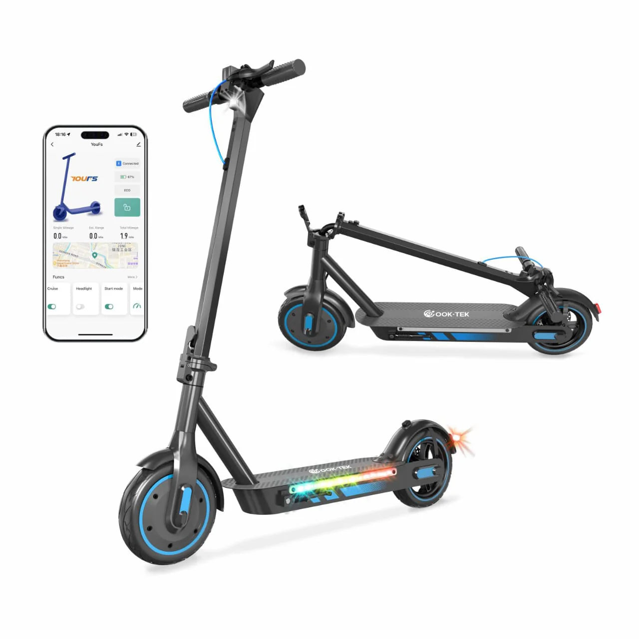 V10 Pro Elsparkcykel (30 km/h)