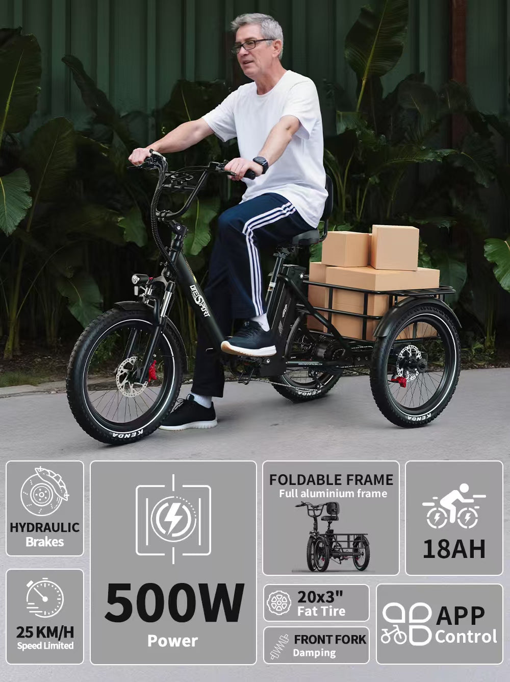 OT30 Pro Elcykel (25 km/h)